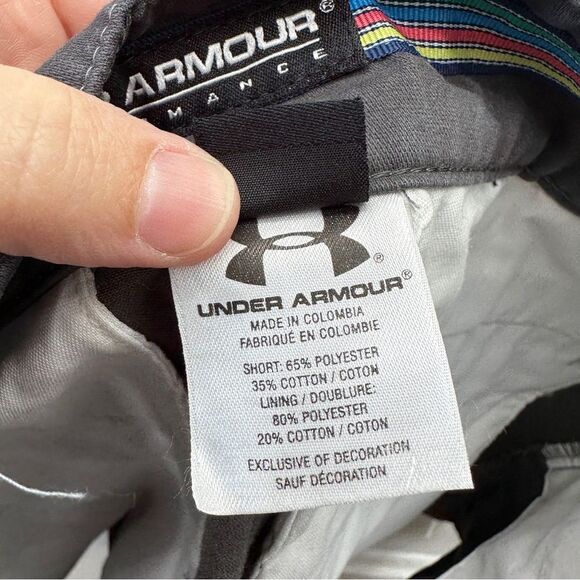 NWOT Under Armour performance grey shorts women's 4 inseam is 4.5 - Picture 4 of 4